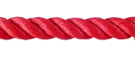 24mm Red PolySilk Barrier Rope sold by the metre