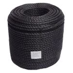 12mm Black Polypropylene Rope - 220m coil