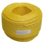 6mm Yellow Polypropylene Rope - 220m coil