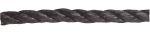 6mm Black Polypropylene Rope sold by the metre