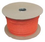 12mm Orange Polypropylene Rope - 50m reel