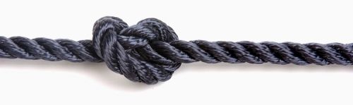 16mm Navy Blue Polyester Rope sold by the metre