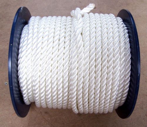 24mm White Polyester Rope - 100m reel