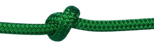10mm Solid Green Braid on Braid Polyester Rope sold by the metre