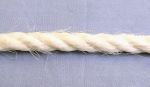 6mm White Staplespun Rope sold by the metre
