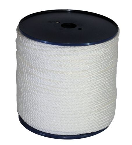 8mm White Yacht Rope - 200m reel